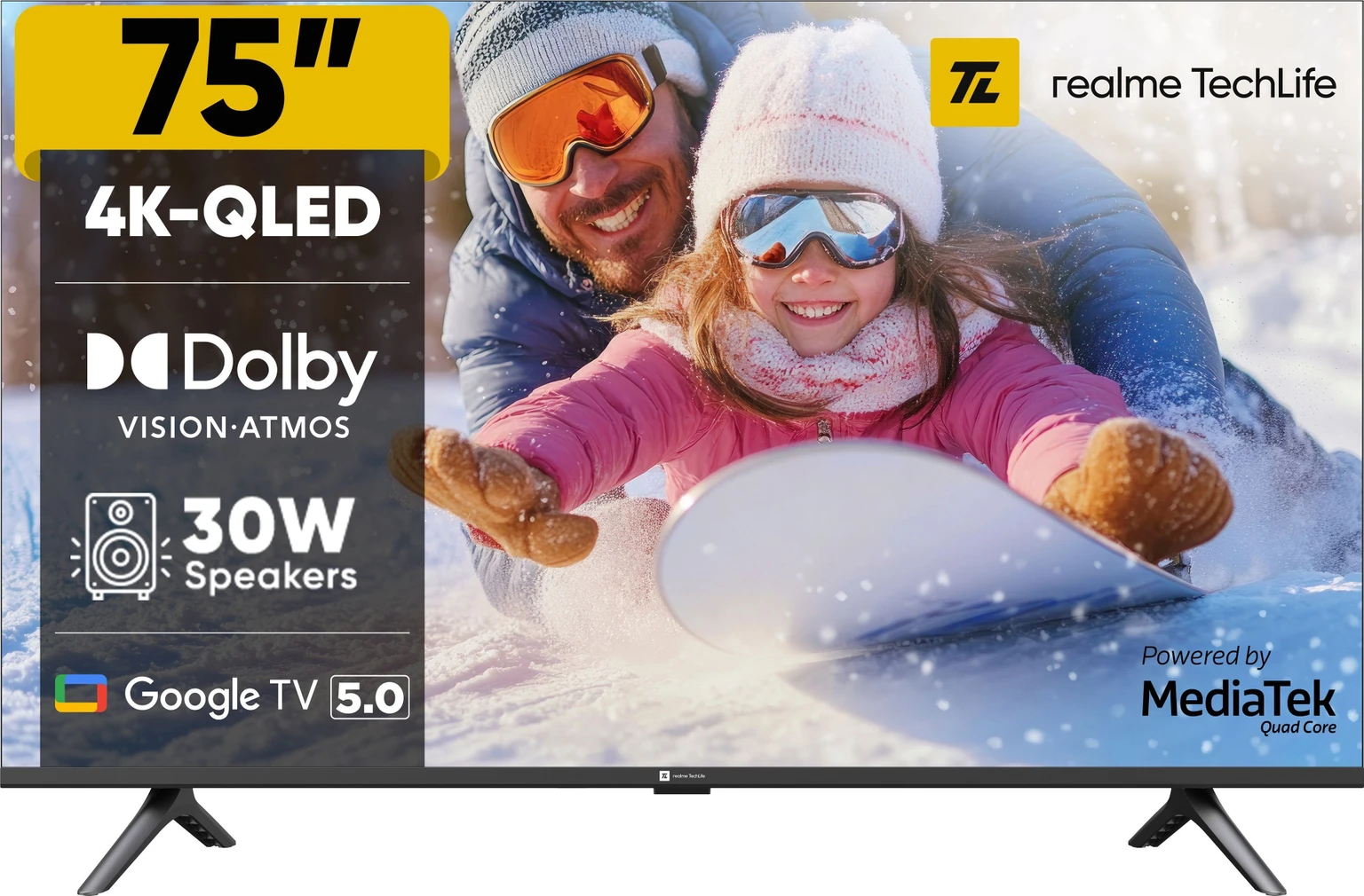 Realme Google tv 75 inch