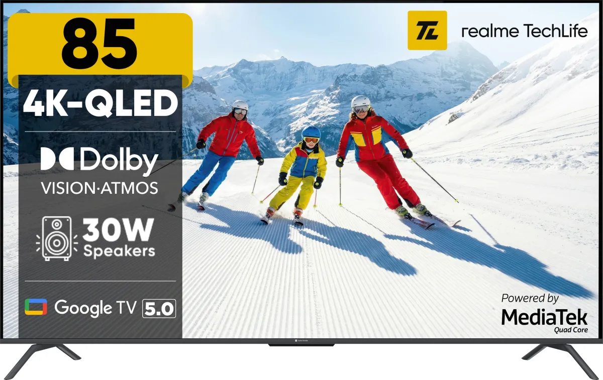 Realme Google tv 85 inch