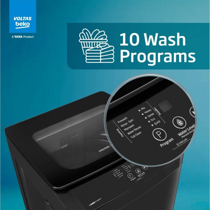 7 kg Fully Automatic Top Loading Washing Machine (Grey) WTL70UPGC - Image 2