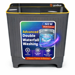 “Godius 8.5 Kg Semi Automatic Top Load Washing Machine | Powerful & Energy Efficient