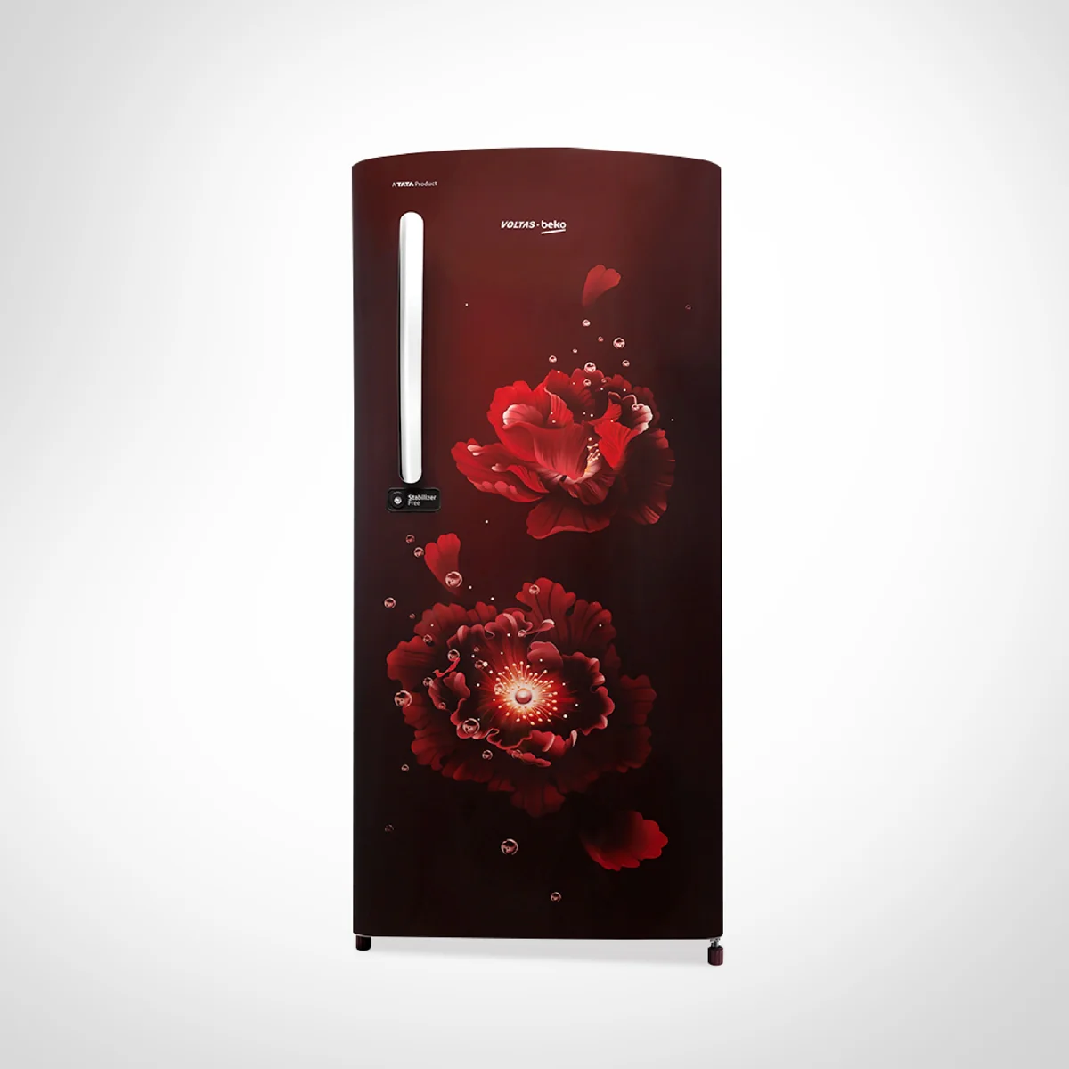 Voltas Beko 185 L, 3 Star, Single Door DC Refrigerator (Fressia Wine)