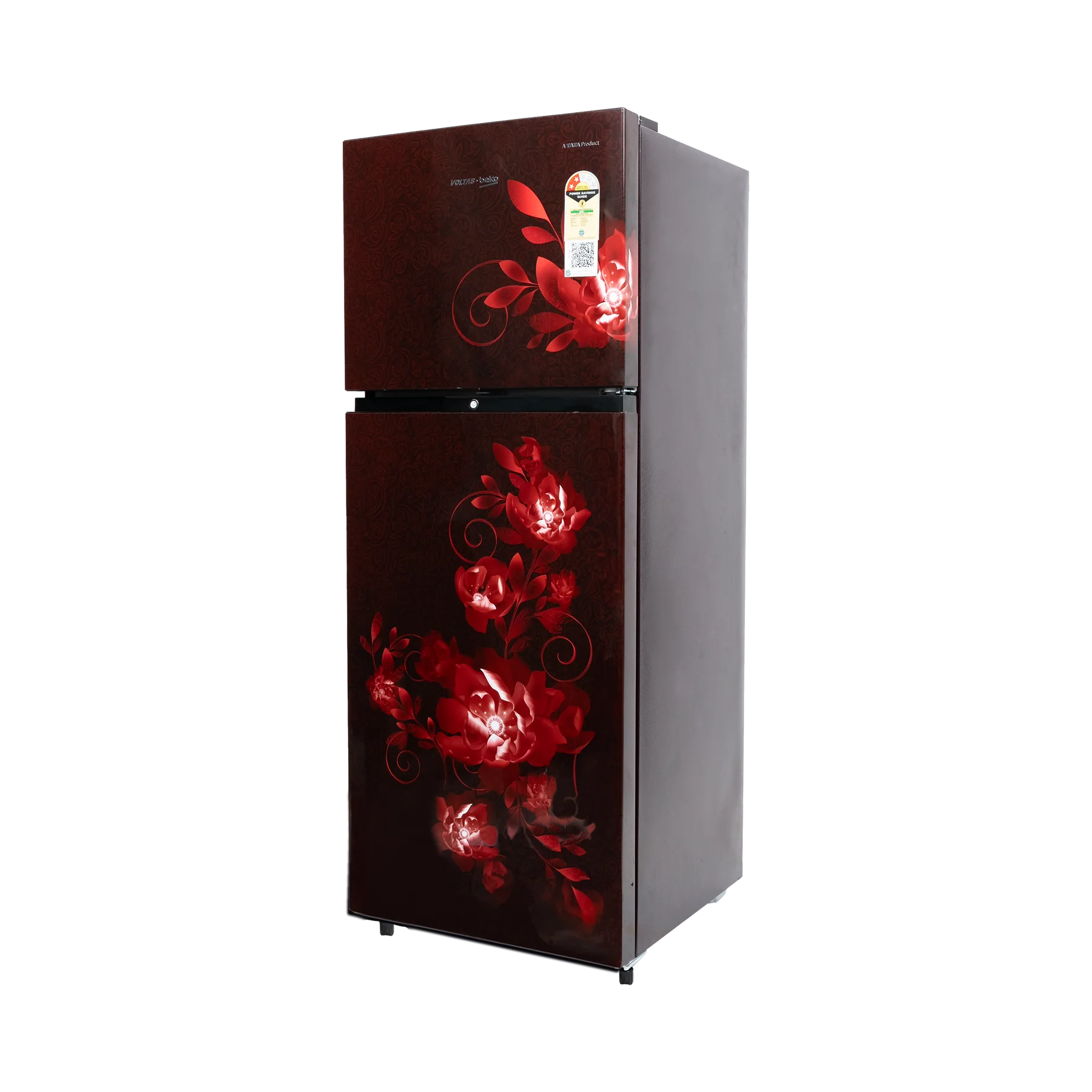 Voltas Beko 248 L, 2 Star, Frost Free Refrigerator (Celin Wine), A Tata Product - Image 2