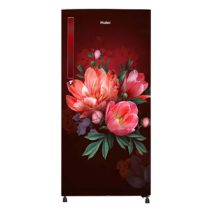 Haier 190L 2 Star Red Winestone Finish Direct Cool Single Door Refrigerator