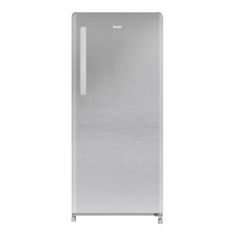 Haier 190L 3 Star Brushline Silver Direct Cool Single Door Refrigerator