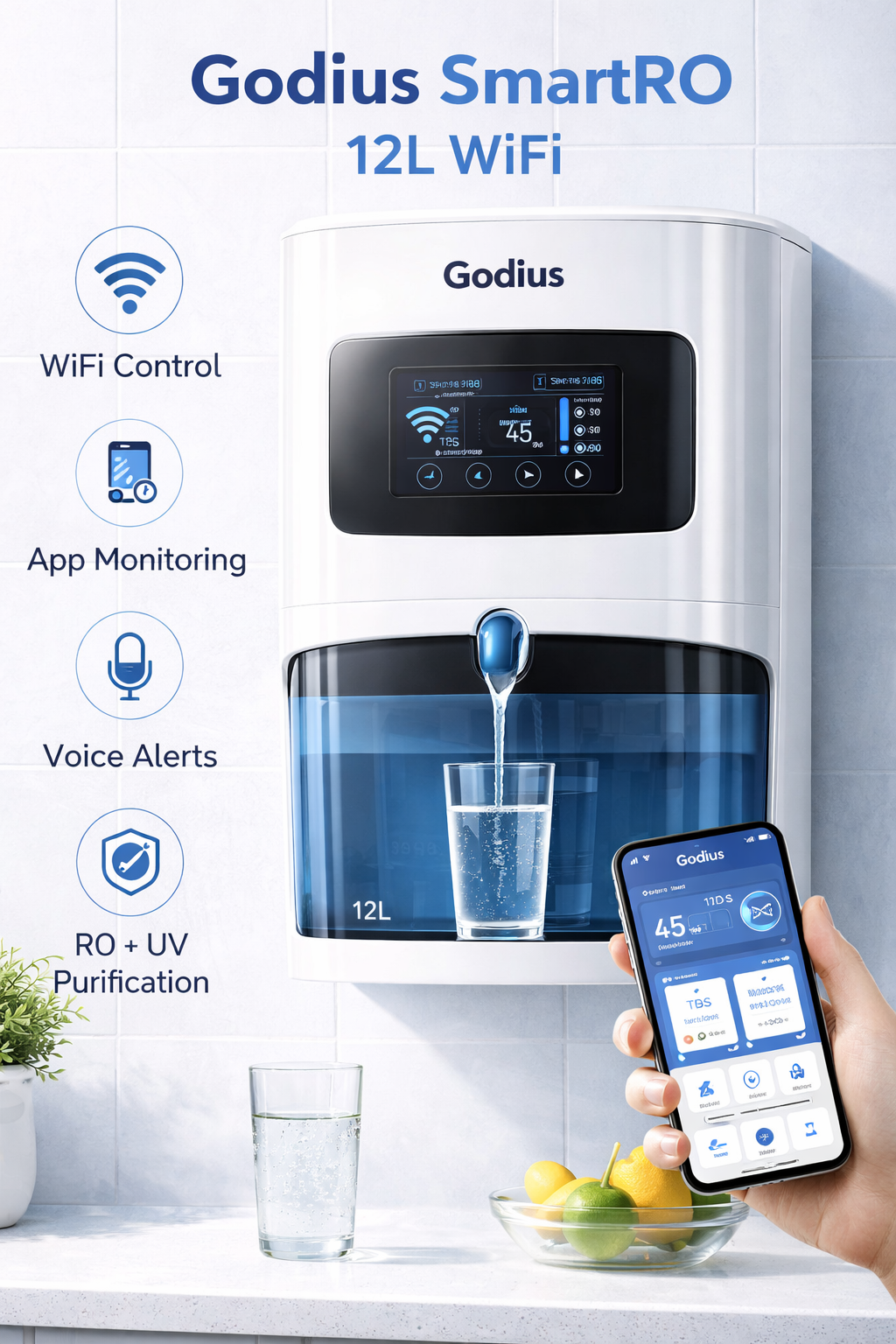 Godius SmartRO 12L WiFi