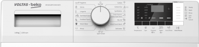 6 Kg, 5 Star Fully Automatic Front Load Washing Machine (WFL6012B7CUSKA/WXV, White) - Image 6